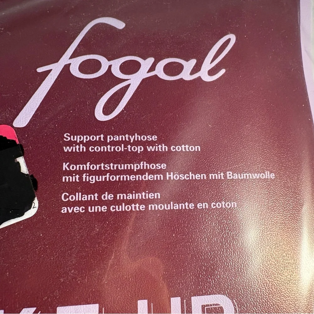 Lot Of 2 New Fogal Makeup 164 Women's Pantyhose Sz‎ Small Graphite Career Dress